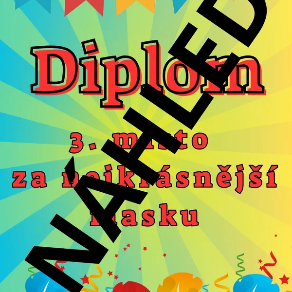 Diplomy na karneval 1