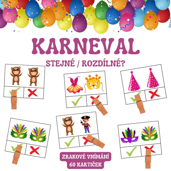KARNEVAL- stejné / rozdílné? 1
