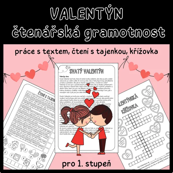 Valentýn - čtenářská gramotnost 1
