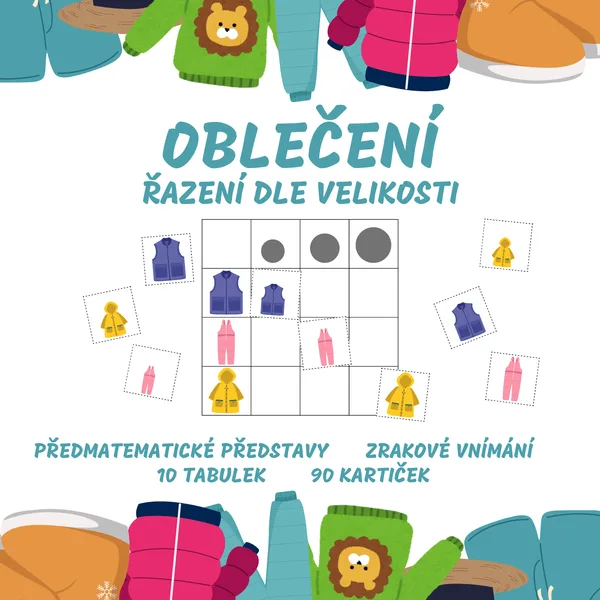 OBLEČENÍ - řazení dle velikosti 1