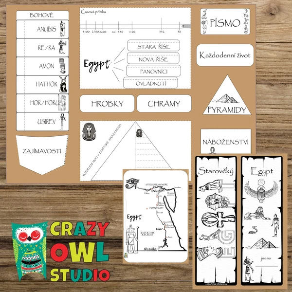Lapbook STAROVĚKÝ EGYPT 1