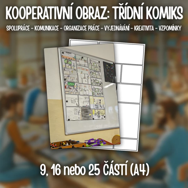 KOMIKS: KOOPERATIVNÍ OBRAZ (9, 16 nebo 25 částí) 1