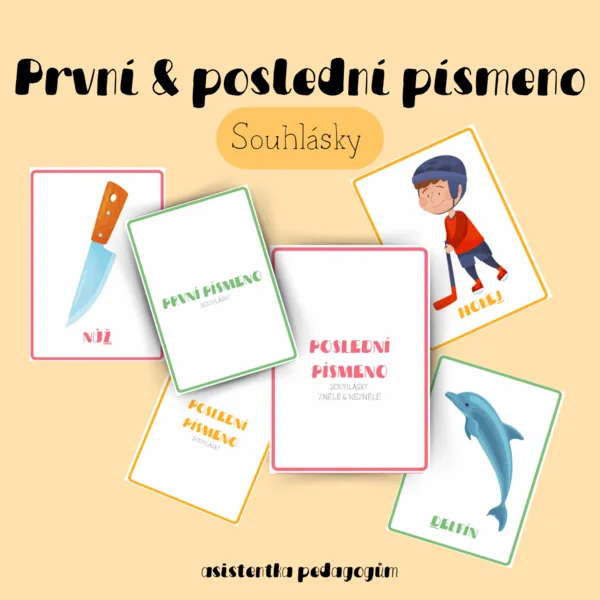 Souhlásky - první a poslední písmeno 1