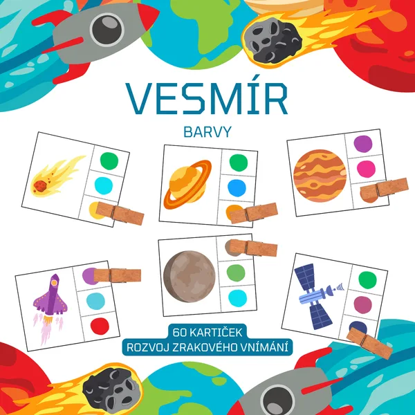 VESMÍR - barvy 1