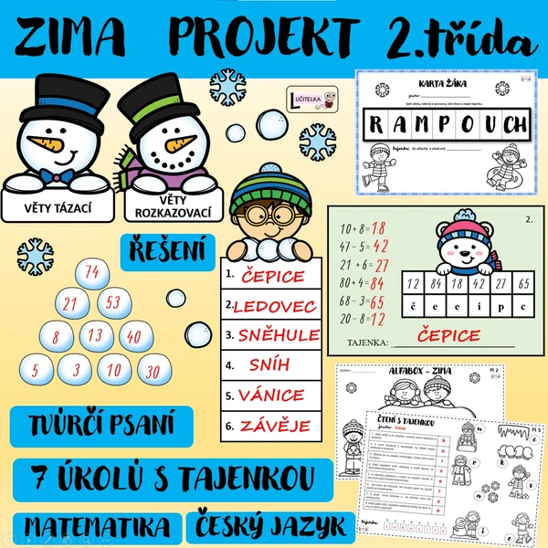 Zima - projekt 2. třída 1