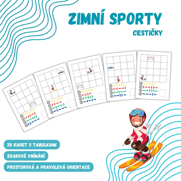 ZIMNÍ SPORTY - cestičky 1