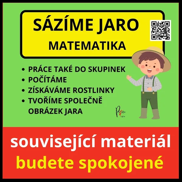 SÁZÍME JARO - MATEMATIKA - sada 1 - skvělé doplnění hodin matematiky 1