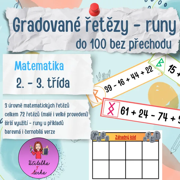 Gradované řetězy +- 100 bez přechodu - runy 1
