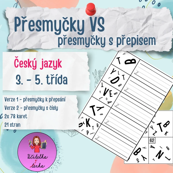Vyjmenovaná slova - přesmyčky 1