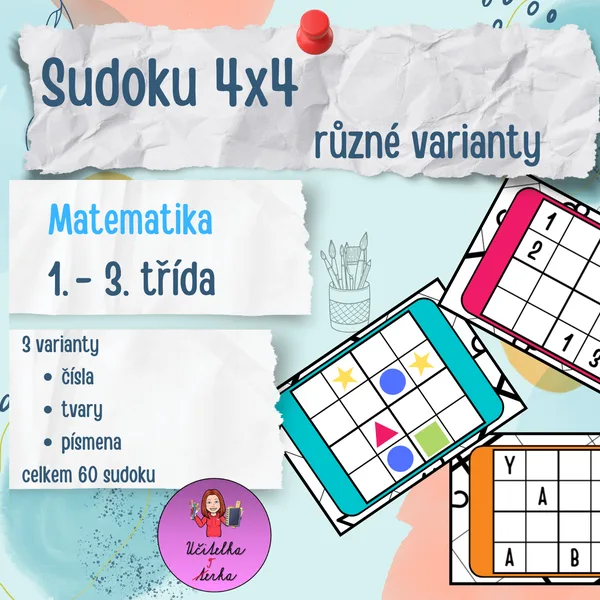 Sudoku 4x4 - různé 1