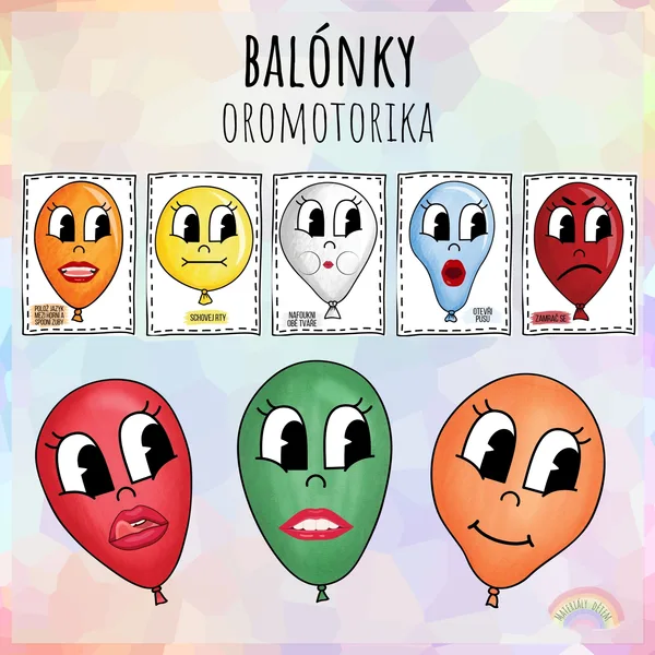 Balónky, oromotorika 1