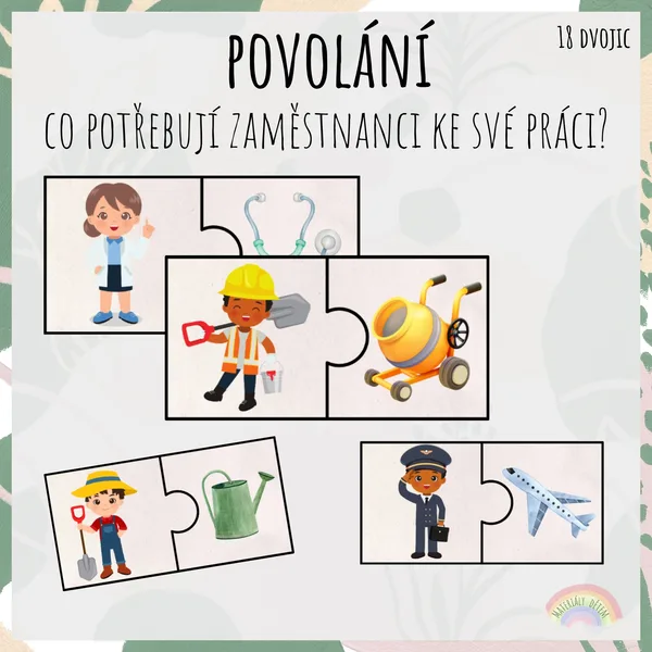 Povolání, potřeby 1