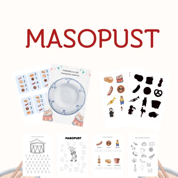 Masopust - aktivity a pracovní listy 1