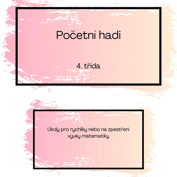 Početní hadi 1