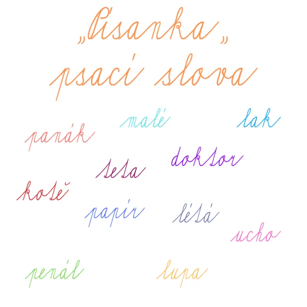 "Písanka" - psací slova 1