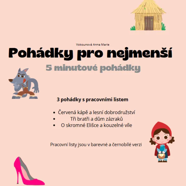 Pohádky pro nejmenší + pracovní listy  1