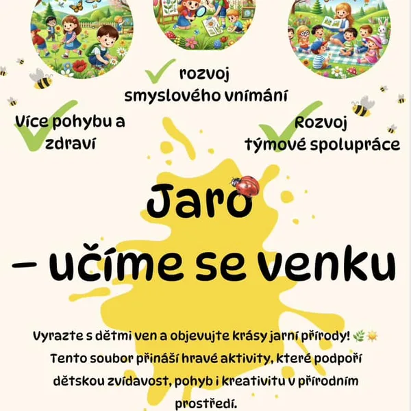 Jaro - pokusy, učíme se venku 1