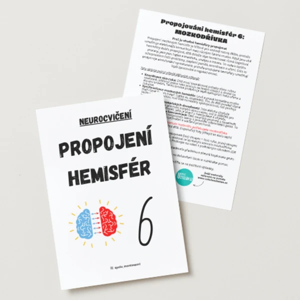 Neurocvičení 6 (propojování hemisfér - mozkodřívka) 1