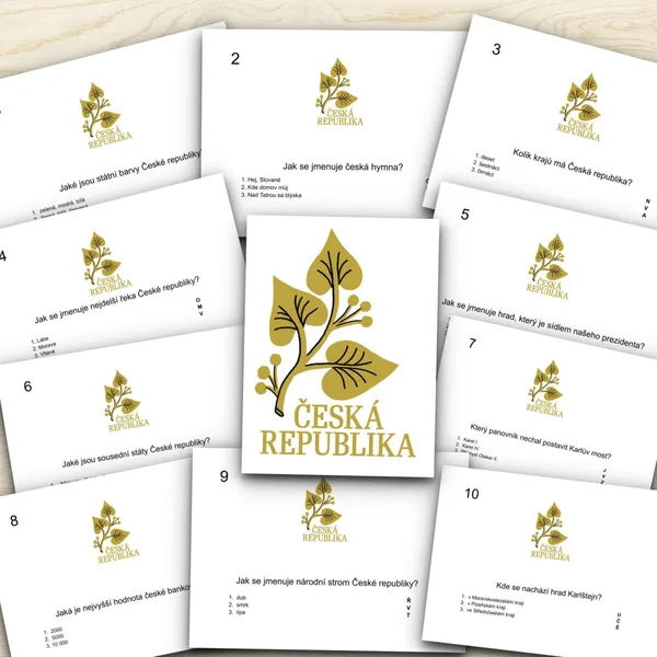 Česká republika - stezka/kvíz s tajenkou 1