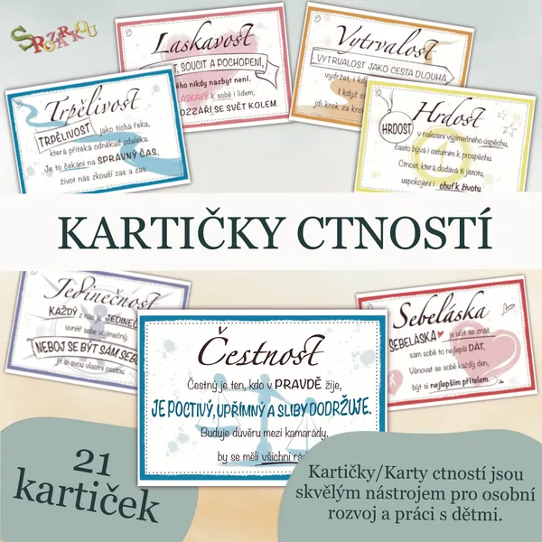 Kartičky ctností S Rozárkou 1