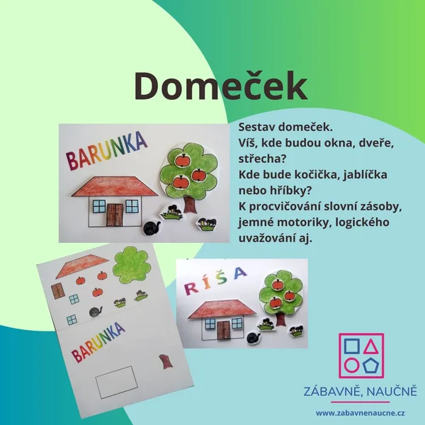 Domeček - pracovní listy (výukový materiál)  1