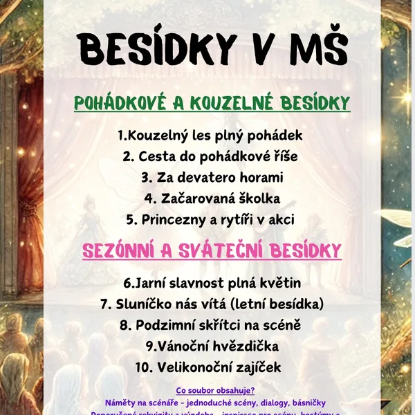 Besídky v mateřské škole  1