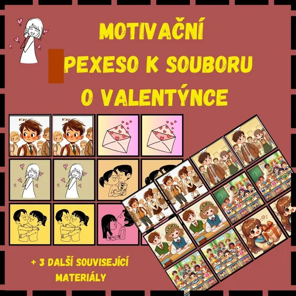 MOTIVAČNÍ PEXESO K SOUBORU O VALENTÝNCE 1