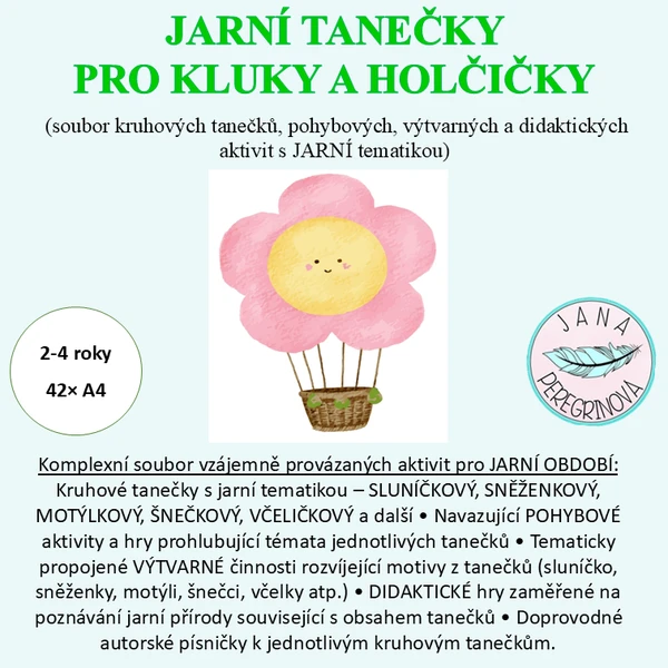 JARNÍ TANEČKY PRO KLUKY A HOLČIČKY – KRUHOVÉ tanečky a další navazující aktivity 1