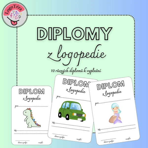 Diplomy z logopedie 1