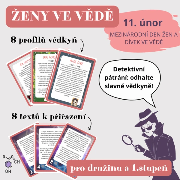 Ženy ve vědě - detektivní pátrání 1