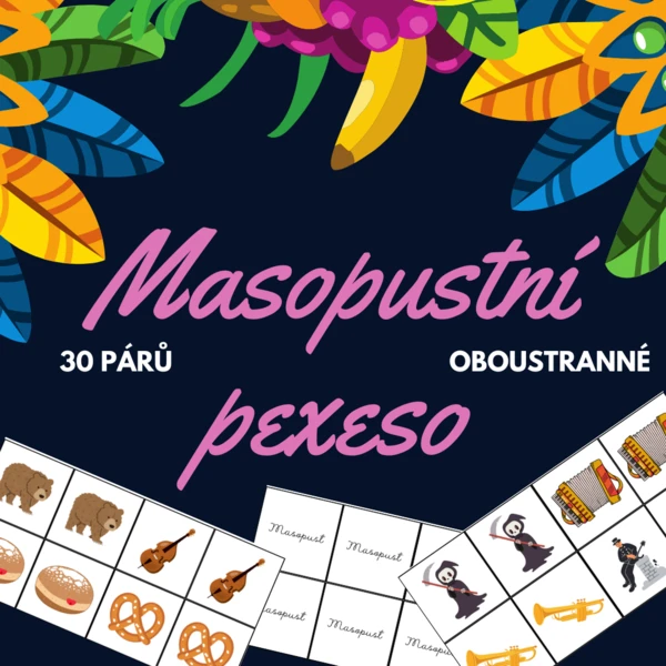 Masopustní pexeso 1