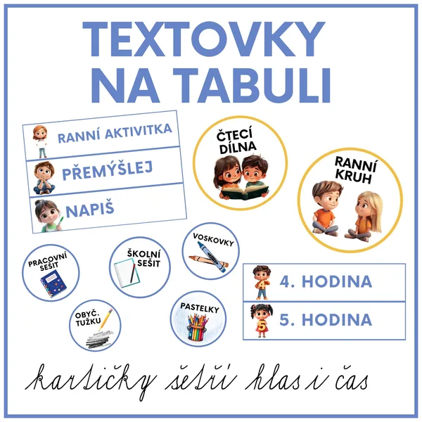 Textovky na tabuli 1