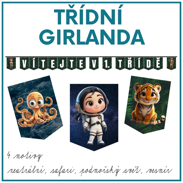 Třídní girlanda 1