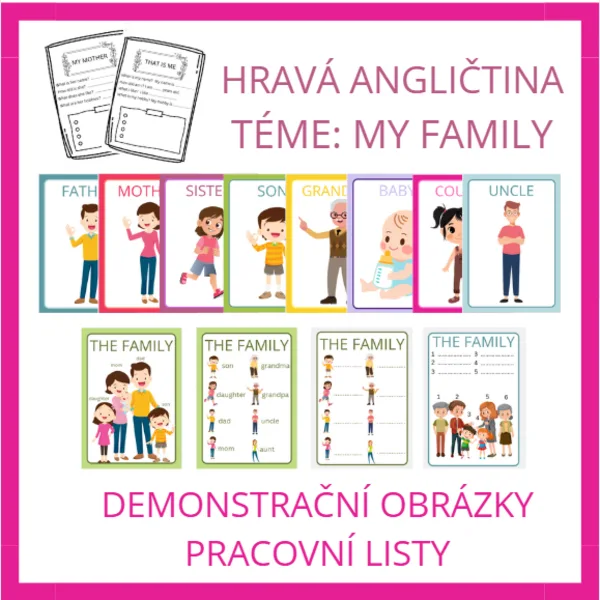 Hravá angličtina: Moje rodina 1