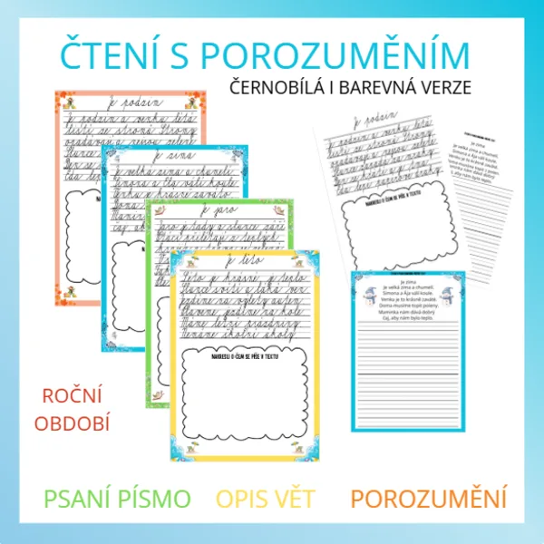 Čtení s porozuměním: roční období 1
