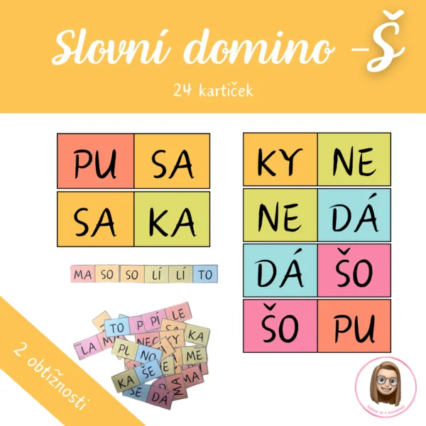 Slovní domino k hlásce Š 1