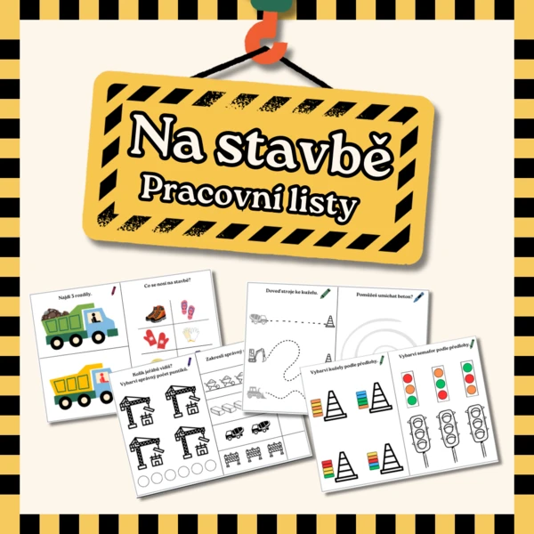 Na stavbě - pracovní listy 1