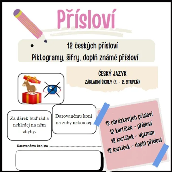 Obrázkové přísloví 1