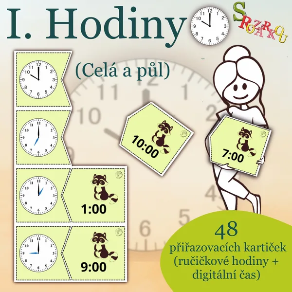 Hodiny (celá a půl) I. s Rozárkou 1
