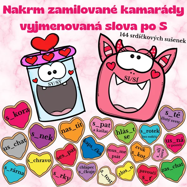 Nakrm zamilované kamarády - vyjmenovaná slova po S 1