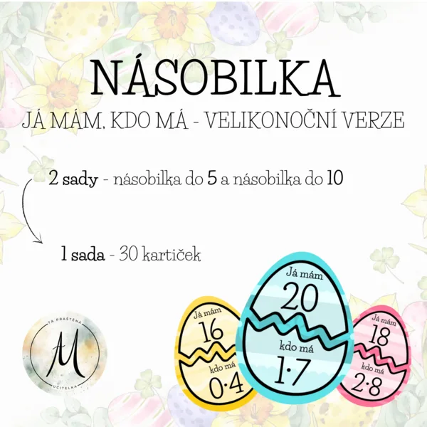 Já mám, kdo má - Velikonoční násobilka 1
