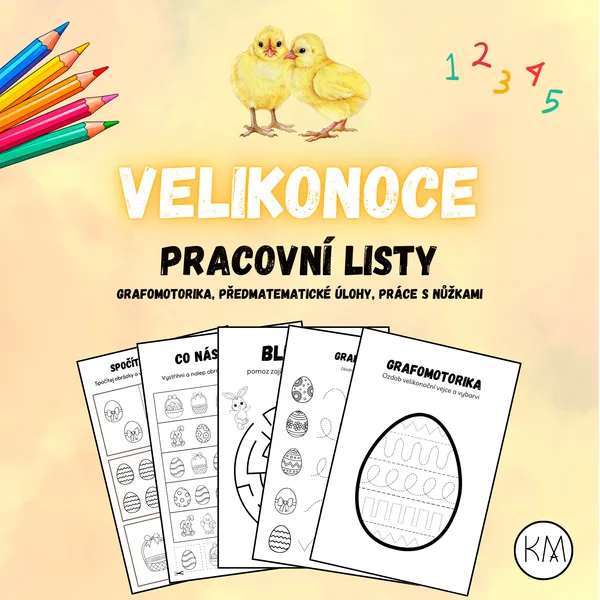 VELIKONOCE - PRACOVNÍ LISTY 1