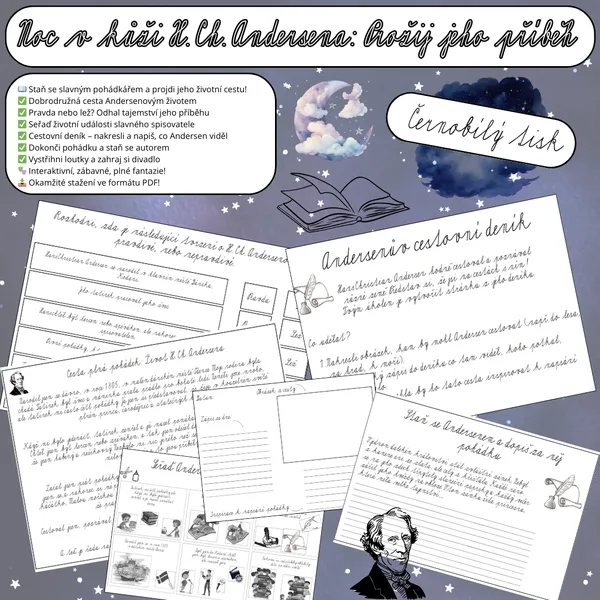Noc v kůži H. Ch. Andersena: Prožij jeho příběh! 1