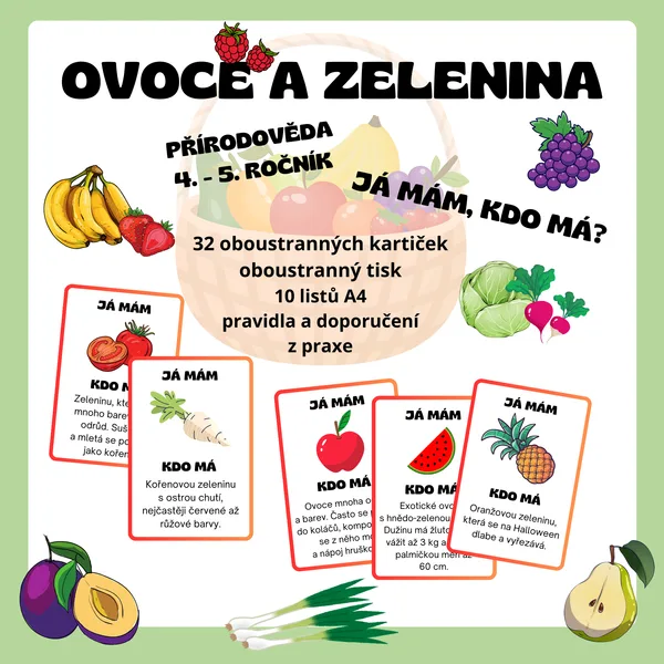 Já mám, kdo má? - Ovoce a zelenina 1