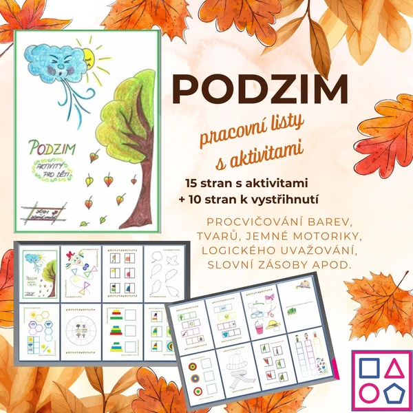 Podzim - pracovní listy (výukový materiál) 1