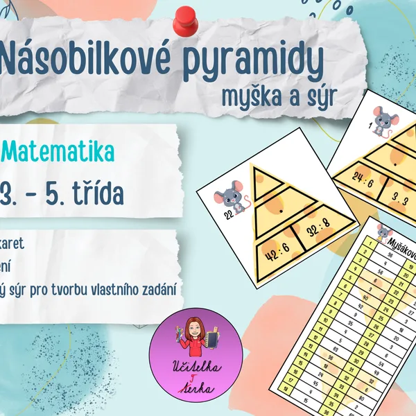 Násobilkové pyramidy - myšky 1