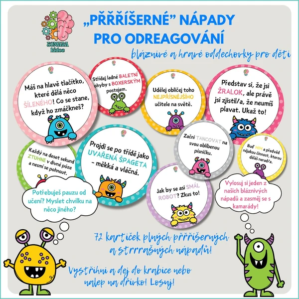 Přřříšerné nápady pro chvilky oddechu! Brain breaks s příšerkami 1