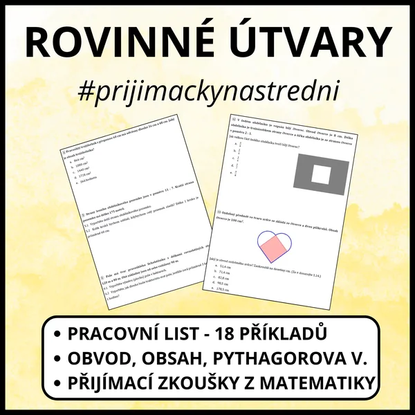 Rovinné útvary - o, S 1