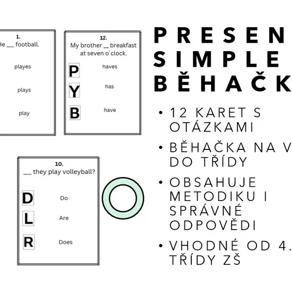 Present simple běhačka 1
