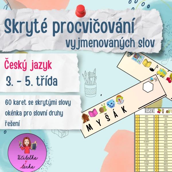 Skryté procvičování - vyjmenovaná slova 1